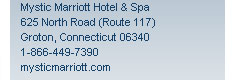 The Mystic Marriott Hotel & Spa 